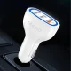 Dudao R7S automašīnas lādētājs 3x USB Quick Charge 3.0 18W, balts