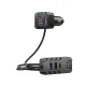Bluetooth FM-трансмиттер XO BCC13 автомобильная зарядка 6.2A, черный