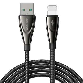 Joyroom Pioneer Series SA31-AL3 USB-A uz Lightning kabelis, 3A, 1.2m, Melns