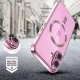 Чехол Tech-Protect MagFlex для iPhone 16, Прозрачный/Розовый