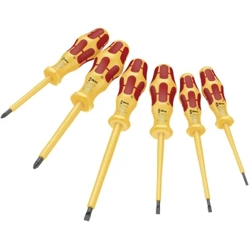 Wera 1060 i/1065 i/6 VDE Screwdriver Set Kraftform, 6 Pieces