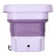 Saliekama mini ceļojumu veļas mašīna 8L, violeta