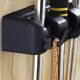 Wall-mounted Hanger House Cleaning Tool (mop, broom) Holder / Garden Tool Storage / Garage Organizer, Black