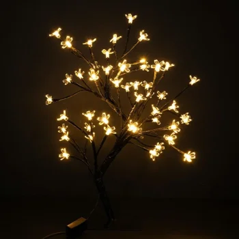Светодиодное дерево светильник 45 см 48 LED, теплый белый