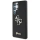 Чехол Guess Fixed Glitter Big 4G Metal Logo для Samsung Galaxy S25 Ultra, черный