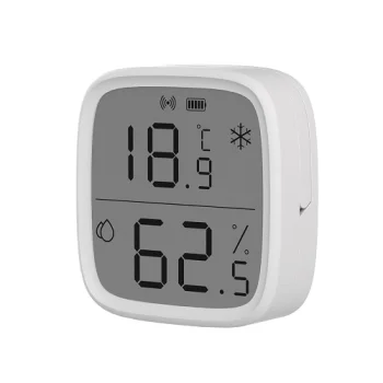 Sonoff Zigbee LCD viedais temperatūras un mitruma sensors, balts
