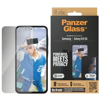 Закаленное стекло PanzerGlass Ultra-Wide Fit Privacy с позиционером для Samsung Galaxy...