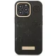 Apple iPhone 14 Pro 6.1\'\' Guess Peony Logo Plate MagSafe Case Cover (Guhmp14lsapstk), Black | Чехол Кейс...