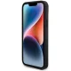 BMW iPhone 15 Plus чехол Leather Carbon, черный