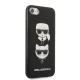 Чехол Karl Lagerfeld Saffiano Karl&Choupette Head для iPhone SE 2022/2020/8/7
