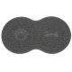 Purlov 00024088 Double Pet Bowl Mat, Grey