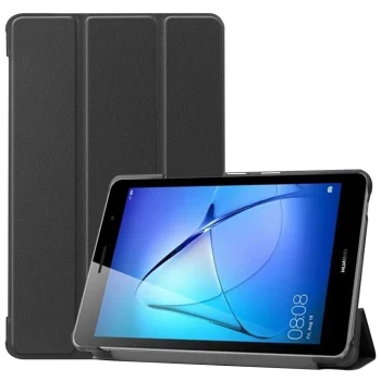 Huawei MatePad T8 8.0'' Trifold Stand PU Leather Hard Protective Cover Case, Black | Чехол Книжка для...