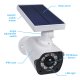 Centrumelektroniki SOL1800S/W Solar Dummy Camera with LED Light and Motion Sensor, White