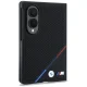 BMW M Leather Perforated MagSafe vāciņš Samsung Galaxy Z Fold 8, melns