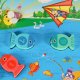 Montessori bišu magnēts koka zvejas spēle