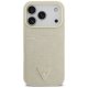 Guess Croco Triangle Logo MagSafe Phone Case Cover iPhone 17 Pro - gold