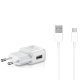 USB sienas lādētājs Samsung EP-TA200EWE 15W ar USB-C kabeli balts