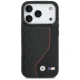 BMW iPhone 17 Pro vāciņš M Carbon Line & Logo MagSafe, sarkans