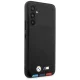 Чехол BMW для Samsung Galaxy A54 Leather Stamp Tricolor, черный
