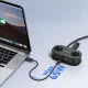 Сетевой удлинитель Orico AP3 65W GaN 6в1 2x AC 2x USB-A 2x USB-C, черный