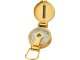 Military Survival Compass Folding Metal Outdoor Navigation, Gold
