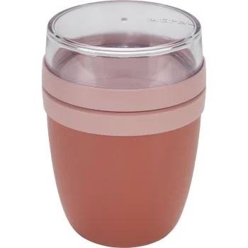 Pārtikas trauks Mepal Lunchpot Ellipse mini, 300 + 120 ml, Vivid Mauve