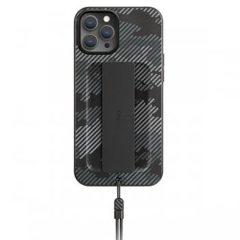 Apple iPhone 12 Pro Max 6,7" Uniq Etui Heldro Case Cover, Charcoal Camo
