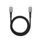 Кабель USB-C - USB-C Tech-Protect Ultraboost DNA MagTwist 100W 200 см, серый