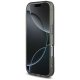 AMG divkārtējais caurspīdīgais smocked MagSafe maciņš iPhone 17 Pro tālrunim – melns | Phone Case Cover
