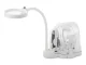 Galda un rokas lupa 2-in-1 ar LED apgaismojumu un maināmām lēcām (2.5x, 5x, 16x)