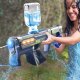 Rechargeable Water Gun Electric Automatic Water Rifle 2in1