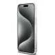 DKNY iPhone 15 Pro vāciņš Liquid Glitters Arch Logo, balts