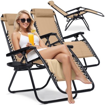 Sofotel ChillWell folding garden lounger set of 2 pieces