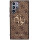 Guess GUHCS23L4GMGBR S23 Ultra S918 brūns/brūns cietais futrālis 4G Big Metal Logo | brown/brown hardcase