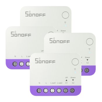 Viedais žalūziju slēdzis Sonoff MINI-RBS WiFi Matter 4 gab.