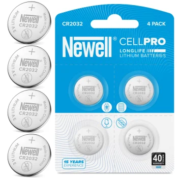 Newell CellPro CR2032 Litija Baterijas, 3V, 4 gab.