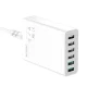 Blitzwolf BW-S15 6x USB tīkla lādētājs, 60W, QC 3.0, balts