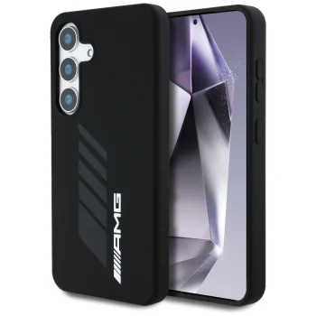 AMG Oversize Rhombs MagSafe vāciņš Samsung Galaxy S25, melns