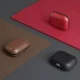 Airpods Pro Uniq Etui Terra Genuine Leather Cover Case, Olive | Vāciņš Maciņš Apvalks Grāmatiņa