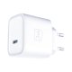 3mk Rayo 20W USB-C PD3.0 tīkla lādētājs ar 60W kabeli - Balts