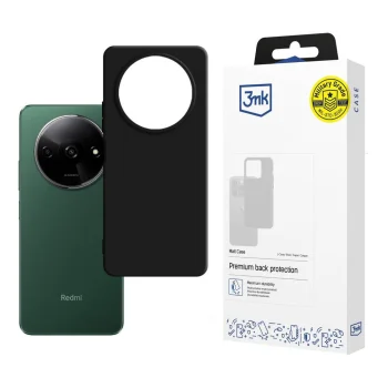3Mk Protection Matt Case for Xiaomi Redmi A3, Black
