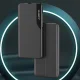 Чехол-книжка Hurtel Eco Leather View Case для Samsung Galaxy S24 FE, черный
