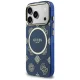 Guess IML Peony Dot MagSafe MagCase iPhone 17 Pro telefonam – zils | Phone Case Cover