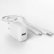 Сетевое зарядное устройство Puro PROLITE 10W USB-A + кабель USB-A - USB-C 1.2m,...