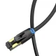 CAT8 tīkla kabelis Vention IKABK 8m 40Gbps Melns