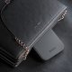 3mk Hardy Silky Leather MagCase vāciņš Apple iPhone 16 Melns