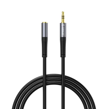 Orico AXF audio pagarinātājs 3.5 mm spraudnis-ligzda 5 m, melns