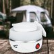 LTC Foldable Electric Travel Kettle 0.6L Silicone, White