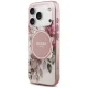 Guess IML Flower & Tonal Circle MagSafe vāciņš iPhone 18 Pro Max un 17 Pro Max, rozā