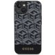 Guess iPhone 14 Plus vāciņš G Cube Stripes MagSafe, melns